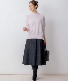 組曲 【8色展開・WEB限定】ウールカシミヤミックス ハイネック ニット