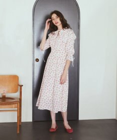 Maison de FLEUR フラワープリントワンピース