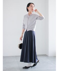 Te chichi 配色レイヤードカーディガン