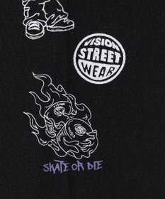 WEGO 【ユニセックス着用ITEM】別注VISIONグラフィックスリーブプリントT（LS）