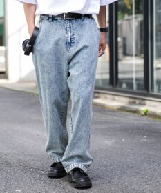 WEGO ケミカルバギーパンツ