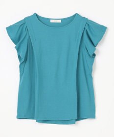 ANY 【接触冷感/UVケア/シワになりにくい】フレアスリーブ Tブラウス