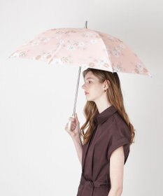 MOONBAT 【 遮光率100％/遮熱/UV】PAUL&JOE ACCESSOIRES(ポール&ジョー) 晴雨兼用日傘 クリザンテーム 総柄 花柄 長傘