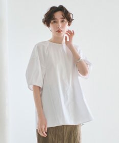 #Newans 【イージーケア】ラグランスリーブステッチブラウス