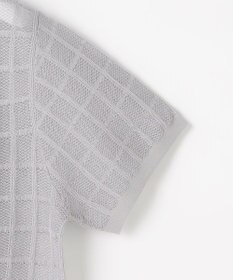 自由区 L 【ワコールコラボ・2点SET】シアーチェックニット プルオーバー