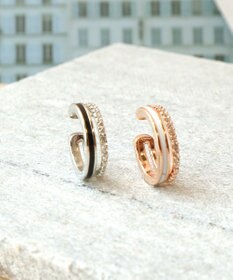 Tiaclasse 配色ラインイヤーカフ