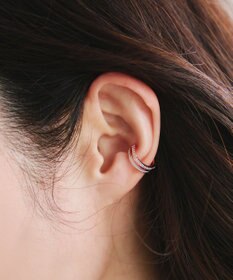 Tiaclasse 配色ラインイヤーカフ