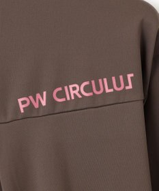 PW CIRCULUS 【吸水速乾 / UV遮蔽率99.5% UVカット / ストレッチ】【WOMEN】ハーフジップロングスリーブモックネックT ゴルフウェア レディース