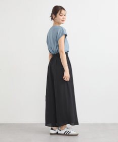 earth music&ecology 【接触冷感/洗濯機可】Ｈａｕｔｓ－ｄｅ－ＦｒａｎｃｅフレンチＴ