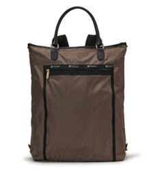 LeSportsac EVERYDAY TH CITY BKPK/アップタウンダークチョコ/ブラック