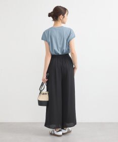 earth music&ecology 【接触冷感/洗濯機可】Ｈａｕｔｓ－ｄｅ－ＦｒａｎｃｅフレンチＴ