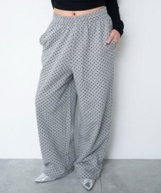 WEGO 【ウエストゴム/XSSMサイズ展開】スウェットワイドパンツ