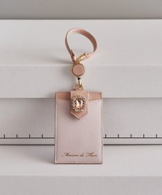 Maison de FLEUR バイカラービジューリールパスケース