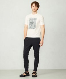JOSEPH ABBOUD MOUNTAIN 【UNISEX】スラブリーフプリント Tシャツ