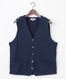 JOSEPH ABBOUD 【キングサイズ・洗える】ストローヤーン ニット ベスト