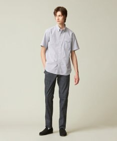 J.PRESS MEN 【クールマックス】サッカーストライプ／マイクロギンガムチェック シャツ/B.D