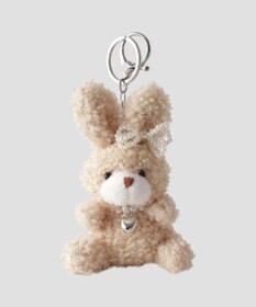 WEGO もこもこファンシーうさぎぬいぐるみキーホルダー