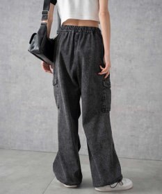 WEGO デニムパラシュートカーゴパンツ