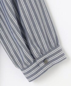 J.PRESS LADIES L 【洗える】ウォッシャブルキュプラツイル バンドカラー ブラウス