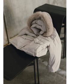 Te chichi 【宮本茉由着用】フードショートダウンジャケット