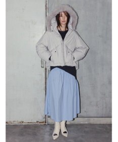 Te chichi 【宮本茉由着用】フードショートダウンジャケット