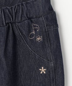 組曲 KIDS 【80-100㎝】シンフォニー デニムニットパンツ