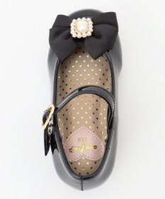 ANY KIDS エナメルヒールパンプス