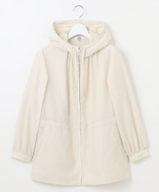 コロ　ＪPRESS スパンタイプライター フーデッド アウター 洗える】80/1スパンタイプライター フーデッド アウター / J