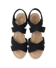 Green Parks ・ｍｉｎｉａ　ゴムウェッジサンダル