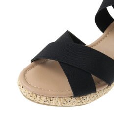 Green Parks ・ｍｉｎｉａ　ゴムウェッジサンダル