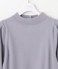 ANY SIS S 【低身長企画】バックパール調ポイント ニット