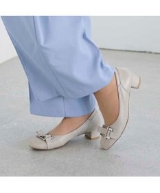 Riz raffinee 【3E】バックルリボンモチーフパンプス