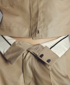 uncrave チノギャバジン ワイドトラウザー