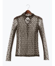 Te chichi パッチワークレース前後2WAY衿デザインTOPS《2025Autumn catalog item》