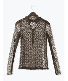 Te chichi パッチワークレース前後2WAY衿デザインTOPS《2025Autumn catalog item》