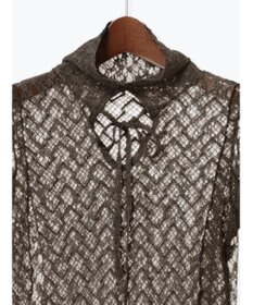 Te chichi パッチワークレース前後2WAY衿デザインTOPS《2025Autumn catalog item》