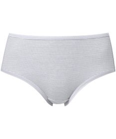 Wing ショーツ 綿混(身生地部) ここちよいフィット感 ムレにくい(身生地部) 【デイリーフィット 綿混ボーダー】 はきこみ丈ふつう EC2650 ウイング／ワコール