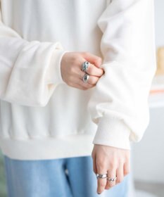 WEGO ハーフジップBIGスウェット