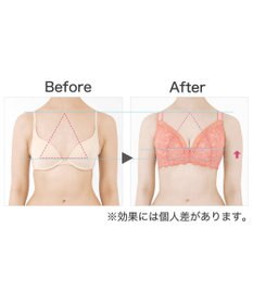 BRADELIS New York 【BRADELIS New York】レーシィミニマイザーブラ23A1 グラマーバストをコンパクトに見せる補正ブラ