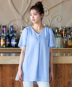 Tiaclasse 【安田美沙子さん  小倉優子さん着用・日本製】大人可愛い2連風チェーンネックレス