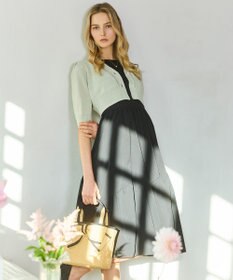 TOCCA BIG RIBBON SUMMER POCHETTE かごバッグ