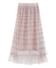 earth music&ecology ティアードフリルチュールスカート