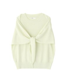 CRAFT STANDARD BOUTIQUE 【2点SET】ストール付きノースリーブニットプルオーバー