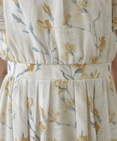 Tiaclasse 大花柄シフォンワンピース