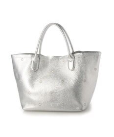 UNBILLION ペルケ perche / 牛革ドット刺繍トートバッグ