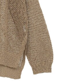 YECCA VECCA スラブメッシュルーズニット