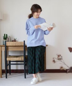 ANY 【14色展開/洗える】ウーリッシュ プリーツスカート