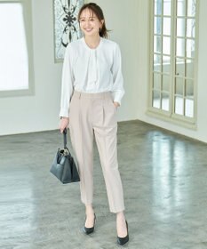 ANY L 【洗濯機可/2WAY】ボウタイブラウス