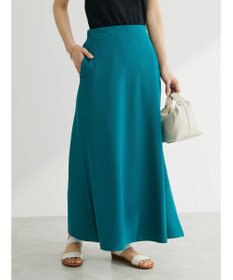 Green Parks カットジョーゼット裾フレアスカート