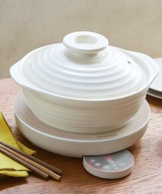 YAMATO テーブル＆キッチン 【レコルト】卓上IHクッキンググリドル  クリームホワイト  RIH-1(W)